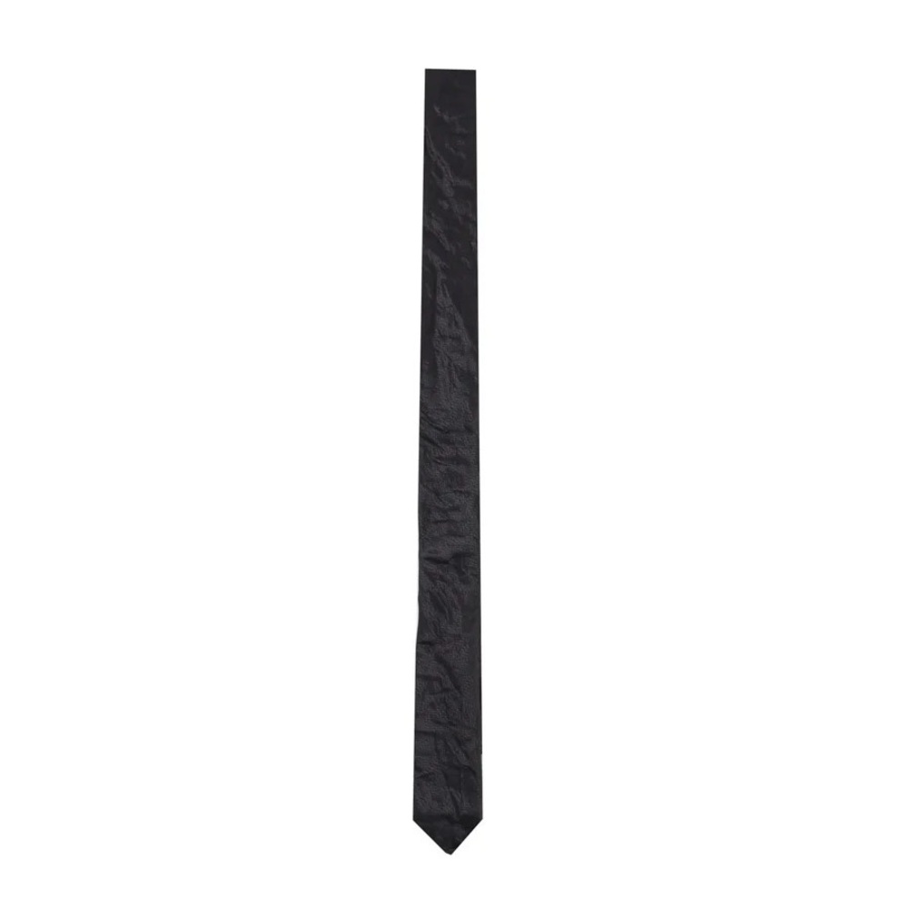 Christian Dior Wrinkle Detailed Black Tie